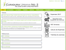 Tablet Screenshot of curaduria2armenia.com